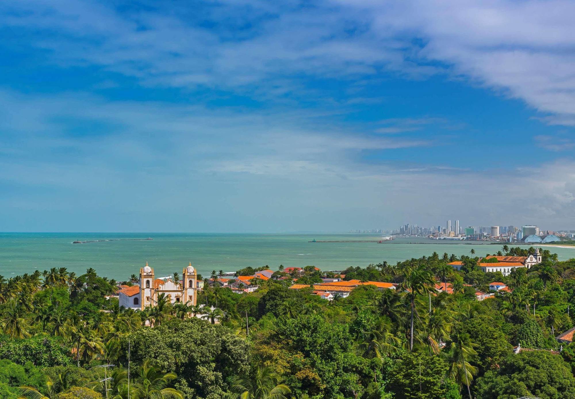 Sheraton Reserva Do Paiva Cabo de Santo Agostinho Luaran gambar View of the city from the hill of the same name